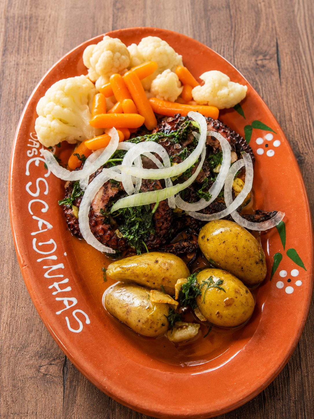 Polvo à Lagareiro com batata a murro